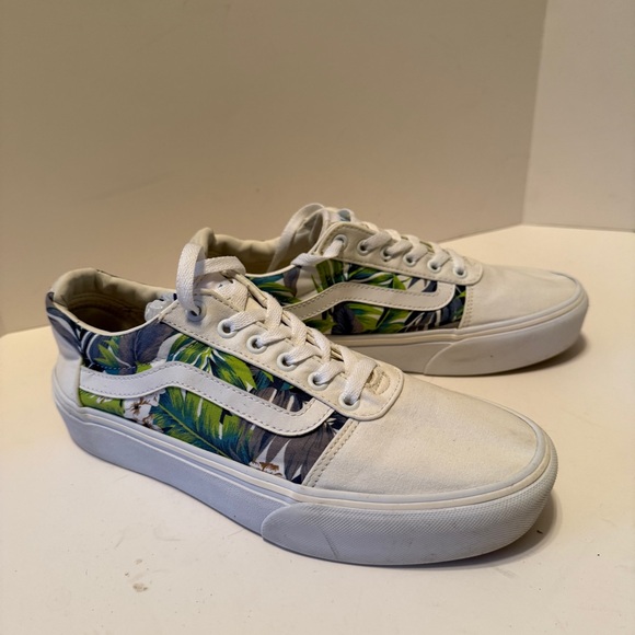 Vans Shoes - Vans Ward Platform Paradise Floral Womens Size 10 White Athletic Shoes Sneakers